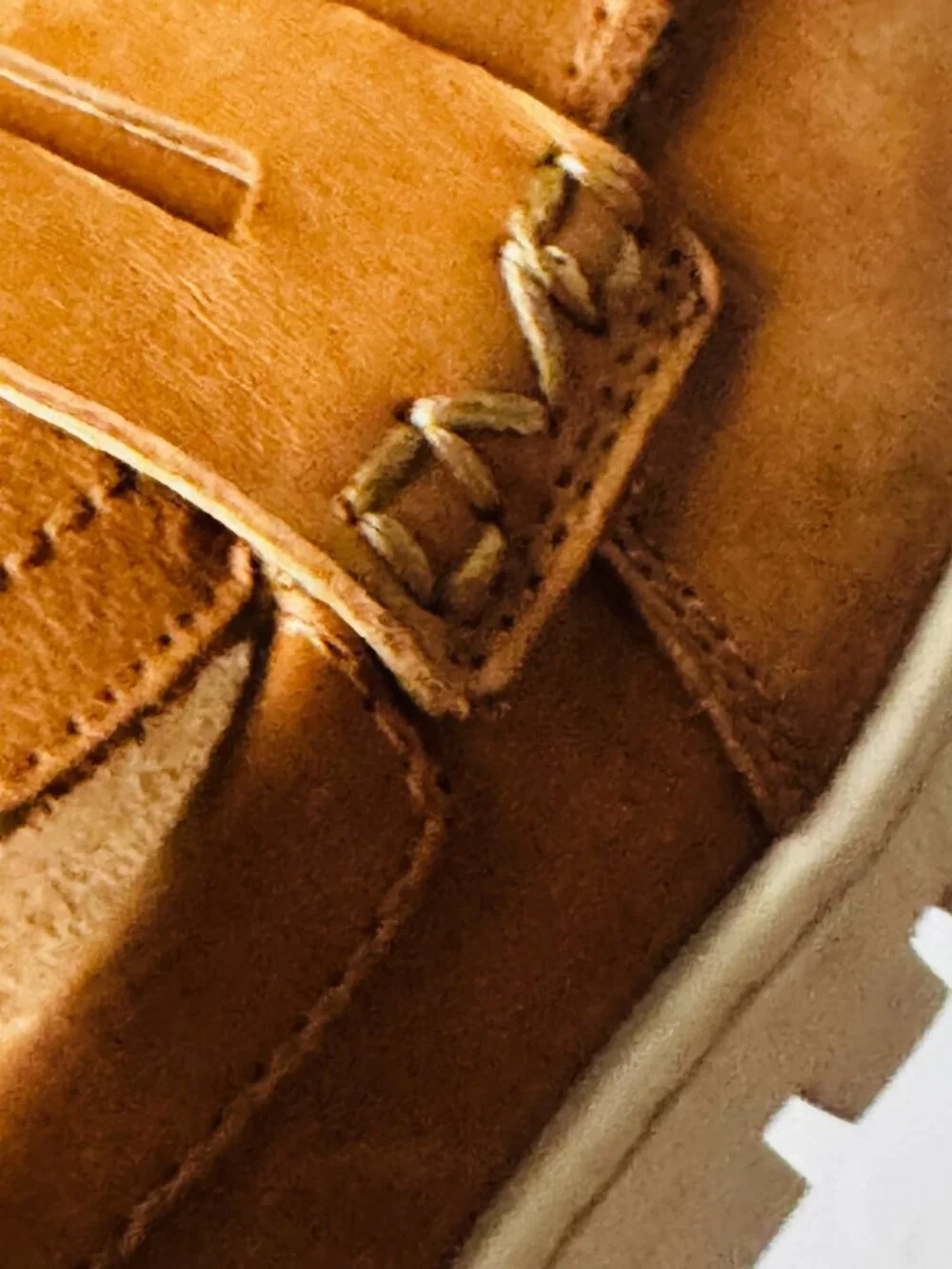 Vionic Uptown Penny Loafer 8.5 Women Leather Camel Slip on Orthotic Arch Support
